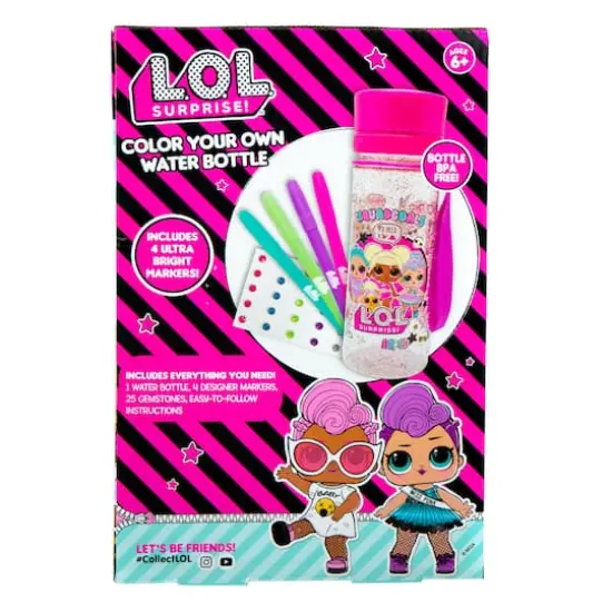 L.O.L. Surprise! Color Your Own Water Bottle {5}