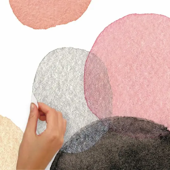 RoomMates Abstract Watercolor Shapes Peel & Stick Decals {5}