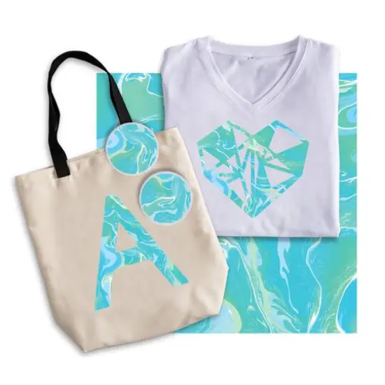 Cricut&reg; Infusible Ink&trade; Transfer Sheet Patterns, Retro Marble {3}