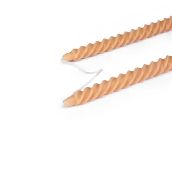 10" Twist Taper Candles, 2ct. by Ashland&reg; Tan {4}