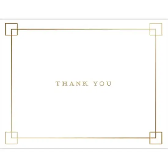 JAM Paper Premium Thank You Squares Thank You Card Sets, 12ct. {1}