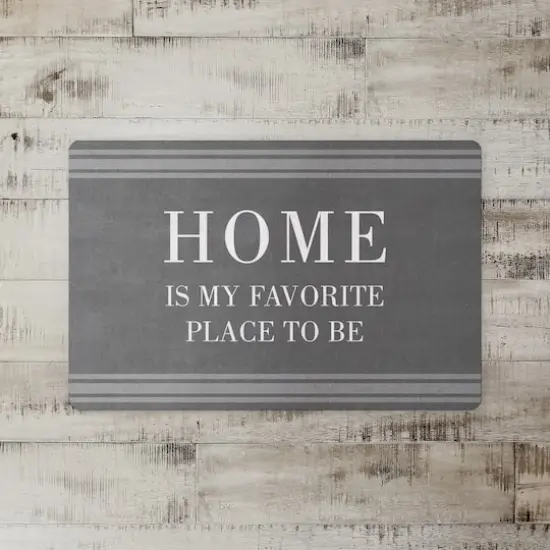 Home is My Favorite Place Floor Mat {3}