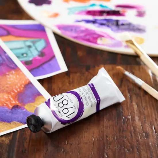 Gamblin 1980 Oil Color, 37mL Dioxazine Purple {3}