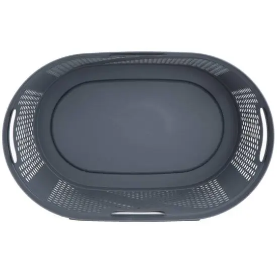 Mind Reader 10.5'' Laundry Hamper Gray {5}