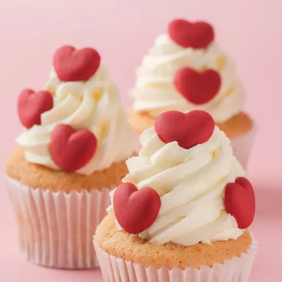 PME Cake Sweet Street&reg; Red Hearts Icing Decorations {4}