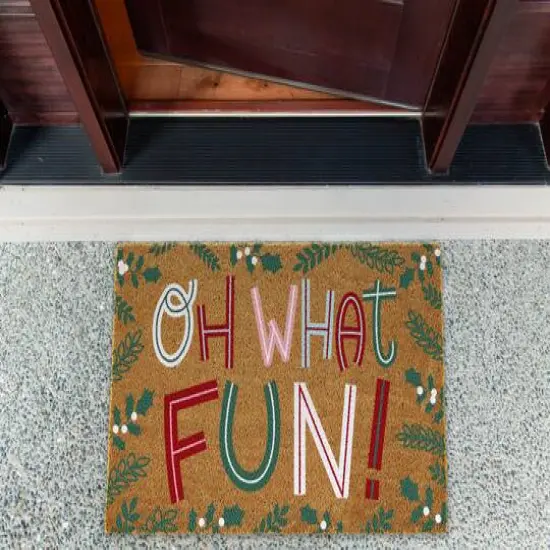 DII&reg; Oh What Fun Doormat {6}