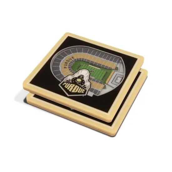NCAA 3D StadiumView Coasters Purdue Boilermakers {1}