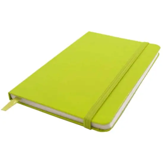 JAM Paper Large Hardcover Notebook with Elastic Band Green Apple {4}
