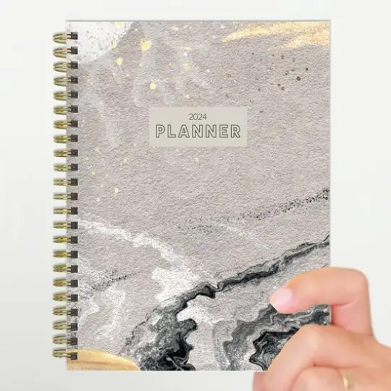 TF Publishing 2024 Stone & Marble Medium Weekly Monthly Planner {9}