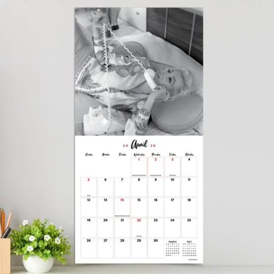 2026 Marilyn Monroe Wall Calendar {4}