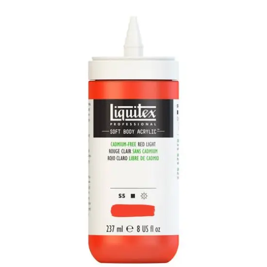 Liquitex&reg; Professional Soft Body Acrylic Color, 8oz. Cadmium-Free Red Light {7}