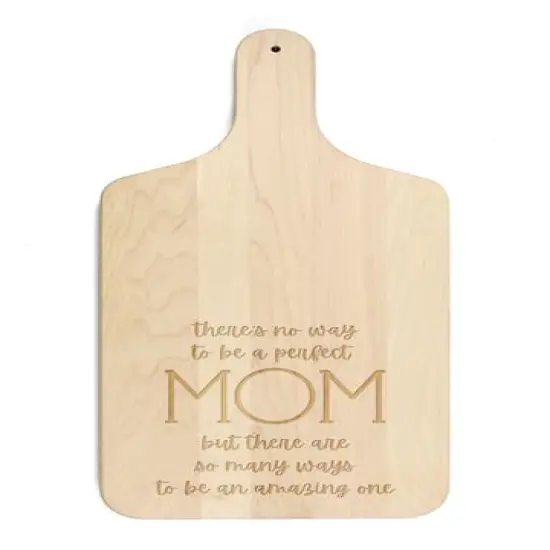 17" An Amazing Mom Maple Paddle Cutting Board {1}