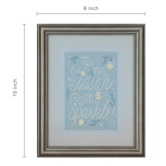8" x 10" Season to Sparkle Framed Wall D&eacute;cor by Ashland&reg; {5}