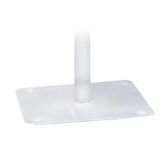 4ft. Pre-Lit White Artificial Alpine Pencil Tree, Clear Lights {8}