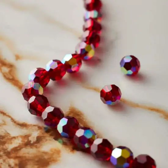 Preciosa Glass Crystal Round Beads, 6mm by Bead Landing&trade; Siam AB {3}