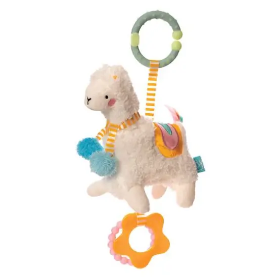 Manhattan Toy&reg; Travel Toy Llama Teether & Soft Activity Book Set {4}