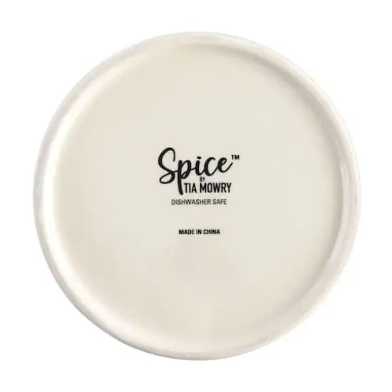 Spice by Tia Mowry Savory Saffron 12 Piece Wood and Nylon Kitchen Tool Set with Ceramic Crock {5}