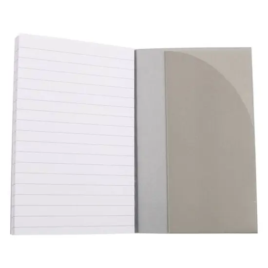 JAM Paper Glitter Kraft Pocket Journal, 2ct. Silver {6}