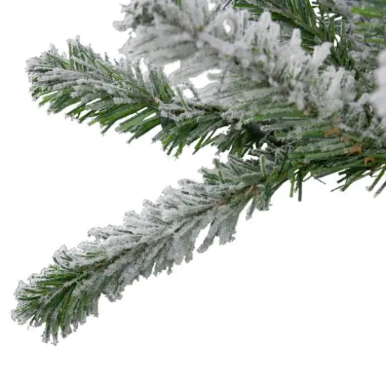 6ft. Unlit Flocked Alpine Artificial Christmas Tree {4}