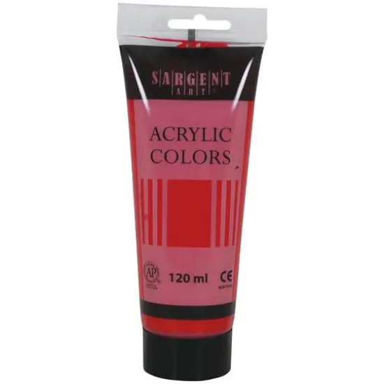 Sargent Art&reg; Acrylic Paint, 120 mL, 6ct. Scarlet Lake {4}