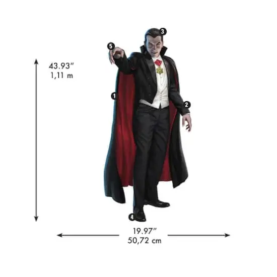 RoomMates Classic Monsters Dracula Giant Peel & Stick Wall Decals {4}