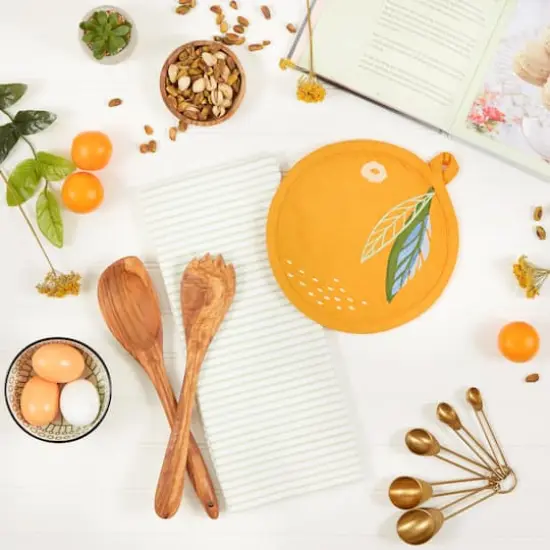 Orange Potholder Gift Set {6}