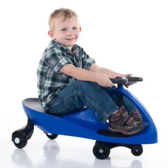 Toy Time Ride-On Wiggle Car Blue {4}