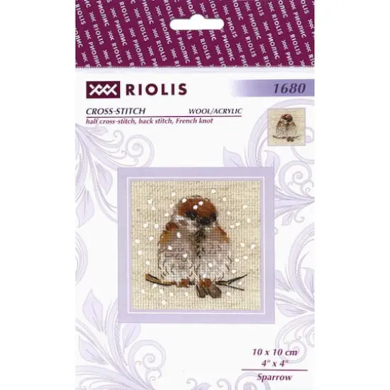 RIOLIS Sparrow Cross Stitch Kit {1}