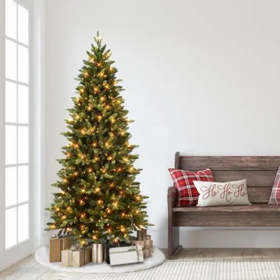 6.5ft. Pre-Lit Westford Spruce Artificial Christmas Tree, Clear Lights {4}