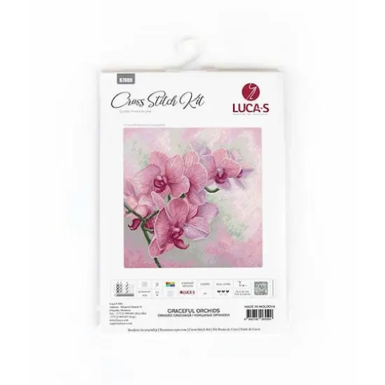 Luca-s Graceful Orchids Counted Cross Stitch Kit {10}