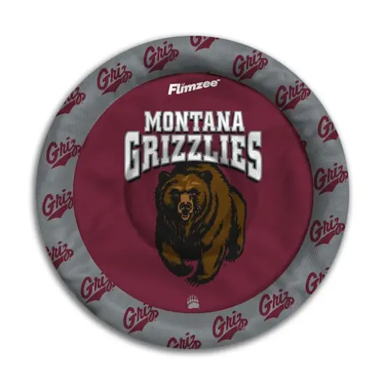 NCAA Flimzee Bean-Bag Flying Disc Montana Grizzlies {1}