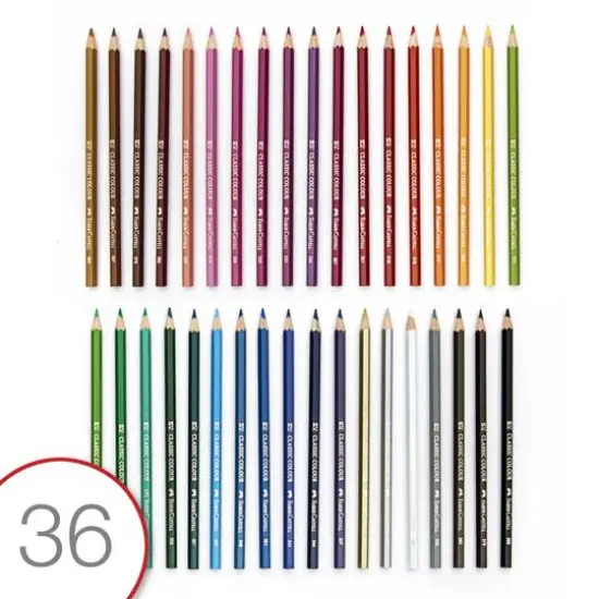 Faber-Castell&reg; Classic 36 Color Pencil Tin Set {3}