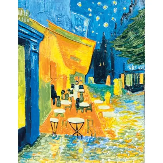 Caf&eacute; Terrace at Night Relief Painting Kit by Artist's Loft&reg; {1}