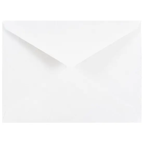 JAM Paper 4.375" x 5.75" White V-Flap Invitation Envelopes {1}
