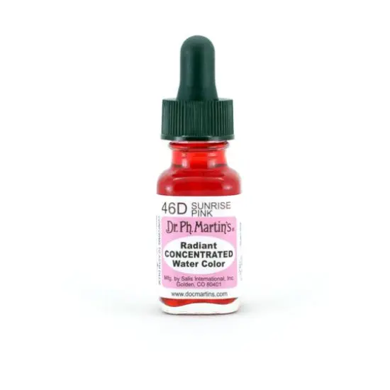 Dr. Ph. Martin's&reg; Radiant Concentrated Watercolor, 0.5oz. 46D Sunrise Pink {1}