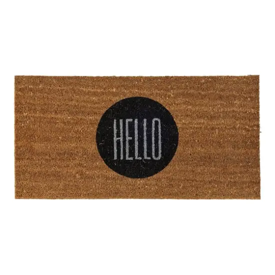 Hello Honey&reg; Hello Natural Coir Doormat {1}