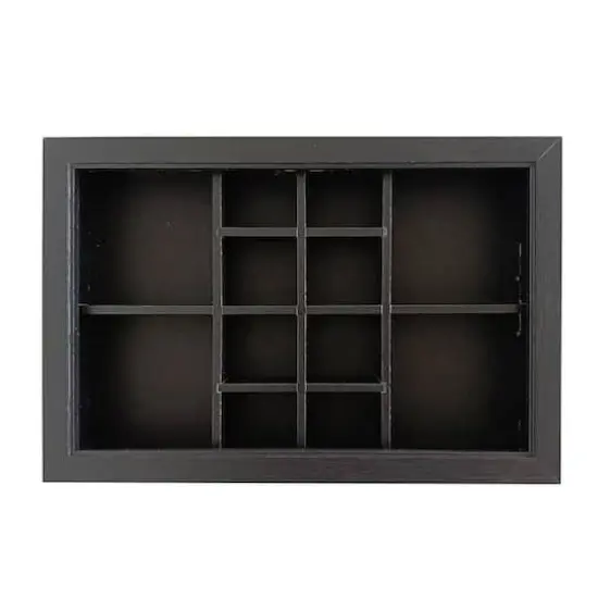8" x 12" Black Collection Display Box by Studio D&eacute;cor&reg; {1}