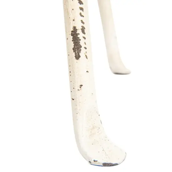 Hello Honey® 28" Metal Martini Cocktail Table Antique White {4}