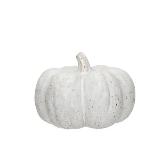 Hello Honey&reg; 7.75" Cream Reactive Glaze Stoneware Pumpkin D&eacute;cor {1}