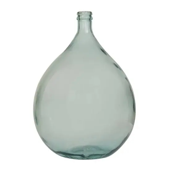 Clear Recycled Glass Handmade Spanish Vase 16" x 16" x 22" {3}