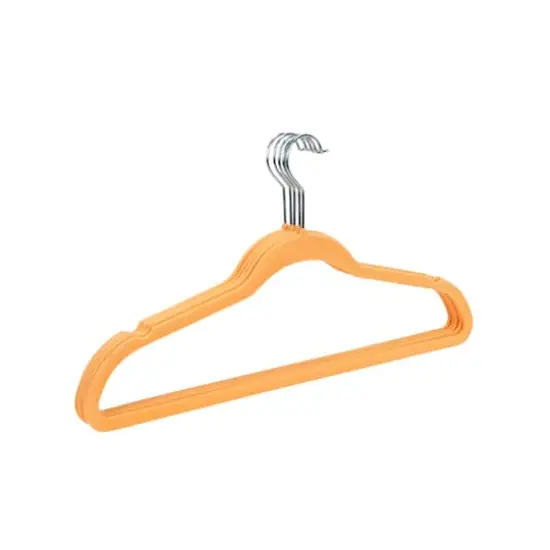 Simplify Slim Velvet Suit Hangers, 25ct. Neon {11}