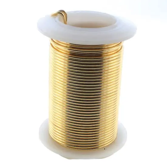 The Beadsmith&reg; Wire&trade; Elements 18 Gauge Tarnish-Resistant Wire Gold {4}