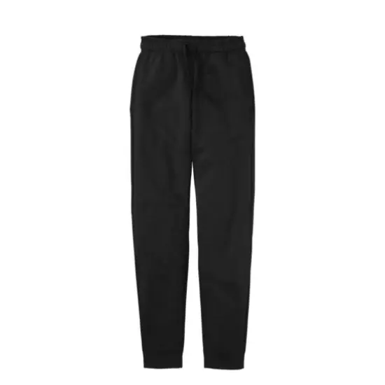 Port & Company&reg; Core Fleece Jogger Jet Black {1}