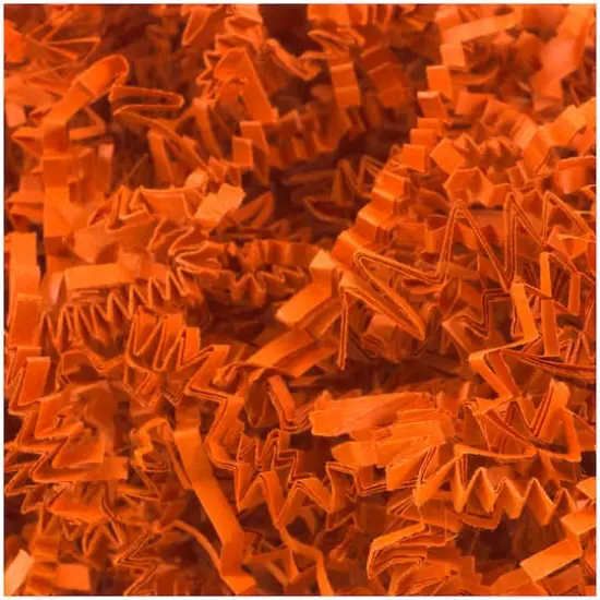 JAM Paper Crinkle Cut Shred Tissue Paper, 2oz. Orange {4}