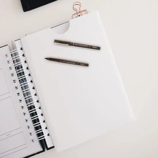 JAM Paper 2.0mm Calligraphy Pen, 2ct. Brown {5}