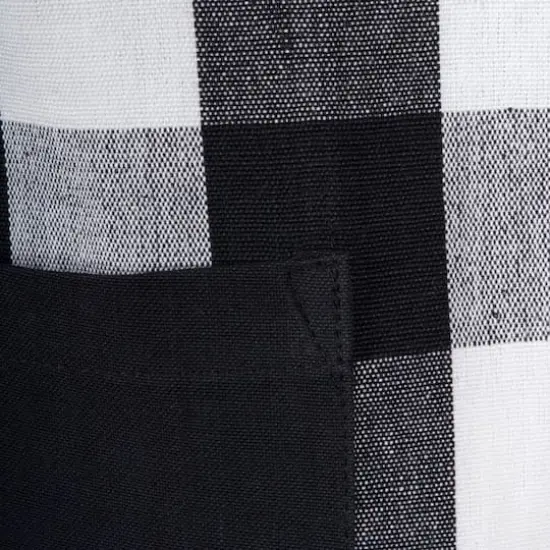 DII&reg; Buffalo Check Chef Apron Black {4}