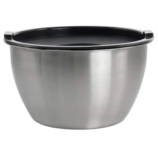Martha Stewart Everyday 3qt. Stainless Steel Mixing Bowl with Plastic Lid {1}