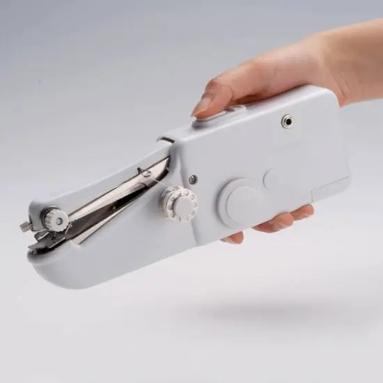 White Handheld Sewing Machine {4}