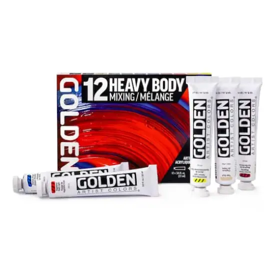Golden&reg; Heavy Body Acrylic 12 Color Mixing Set {5}