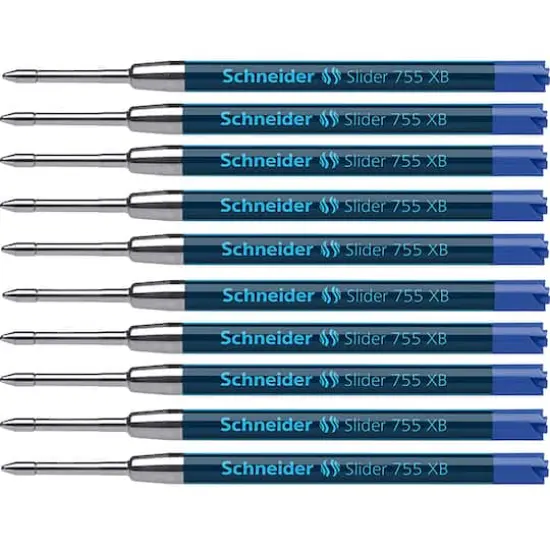 Schneider&reg; Slider 755 XB Blue Ballpoint Pen Refills, 10ct. {1}